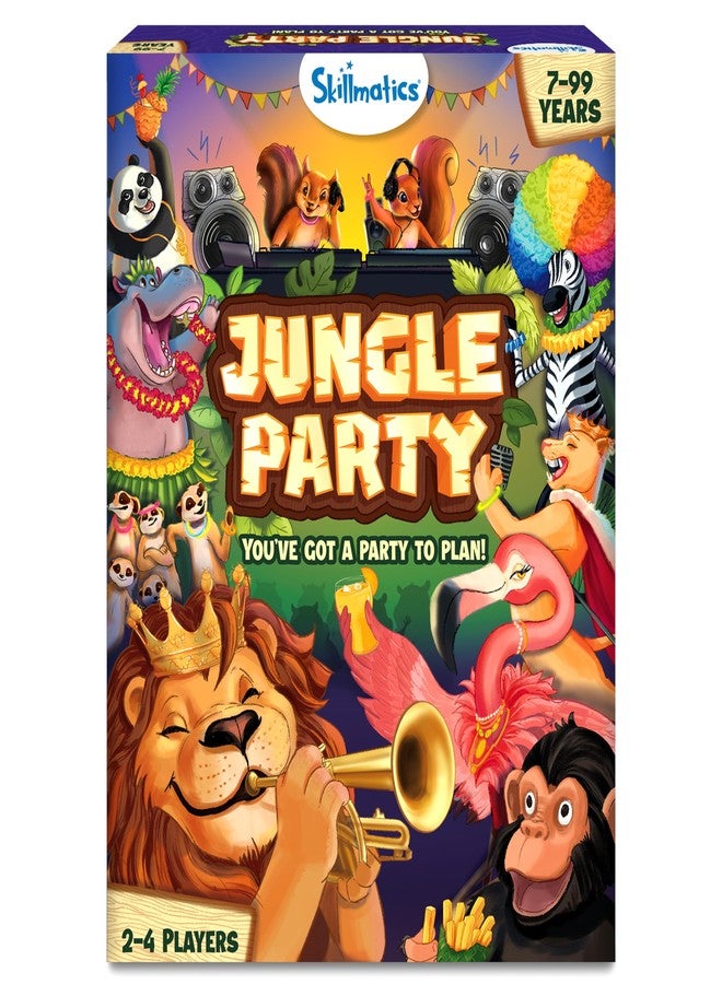 Skillmatics Card Game - Jungle Party, Fun Family Card Game of Strategy & Luck, Party Game, Gifts for Girls & Boys Ages 7, 8, 9 & Up - Image 1
