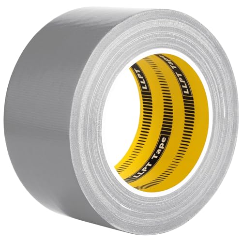 LLPT Duct Tape Premium Grade 2.36 Inches x 108 Feet x 11 Mil Easy Tear Residue Free Strong Adhesive Color Silver Gray (DT245) - Image 1