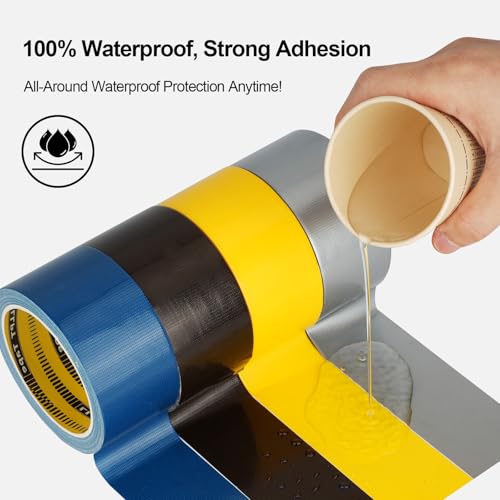 LLPT Duct Tape Premium Grade 2.36 Inches x 108 Feet x 11 Mil Easy Tear Residue Free Strong Adhesive Color Silver Gray (DT245) - Image 2