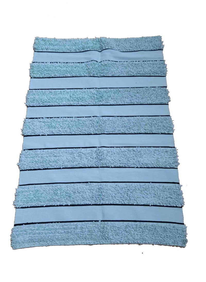 Bazaar Misr Eco-Friendly rag rug cotton shaggy Ment  - Image 1