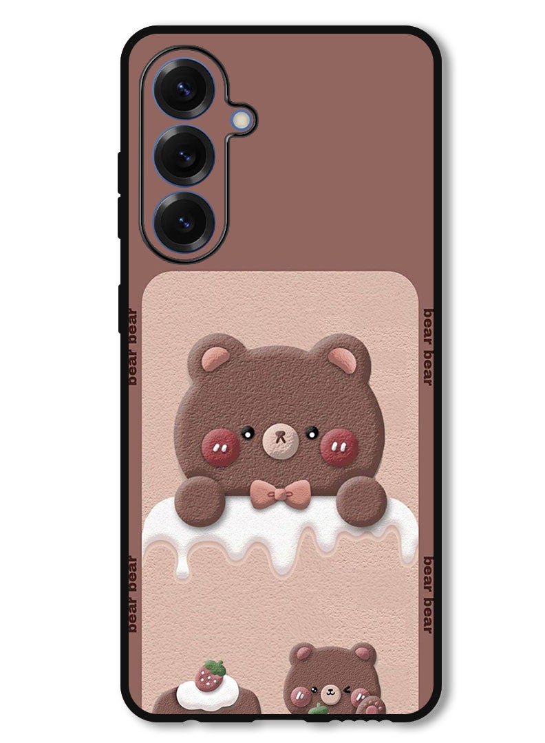 Theodor Protective Case Anti Scratch Shock Proof Bumper Cover For Samsung Galaxy S25 Plus Bear Strawberry - Image 1