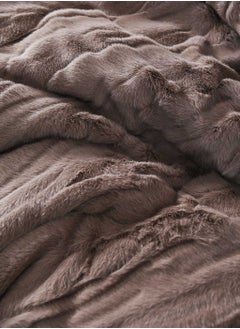 Family Bed quilt set Spanish fur 3 pieces size 240 x 240 cm model 1622 from Family Bed  - Image 2