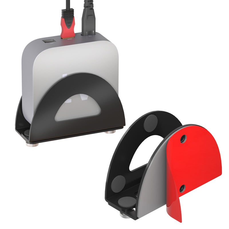 Liboer Adjustable TV Box Wall Mount Metal Wall Mount for A-pple TV, Router and Other Media Players - Image 1