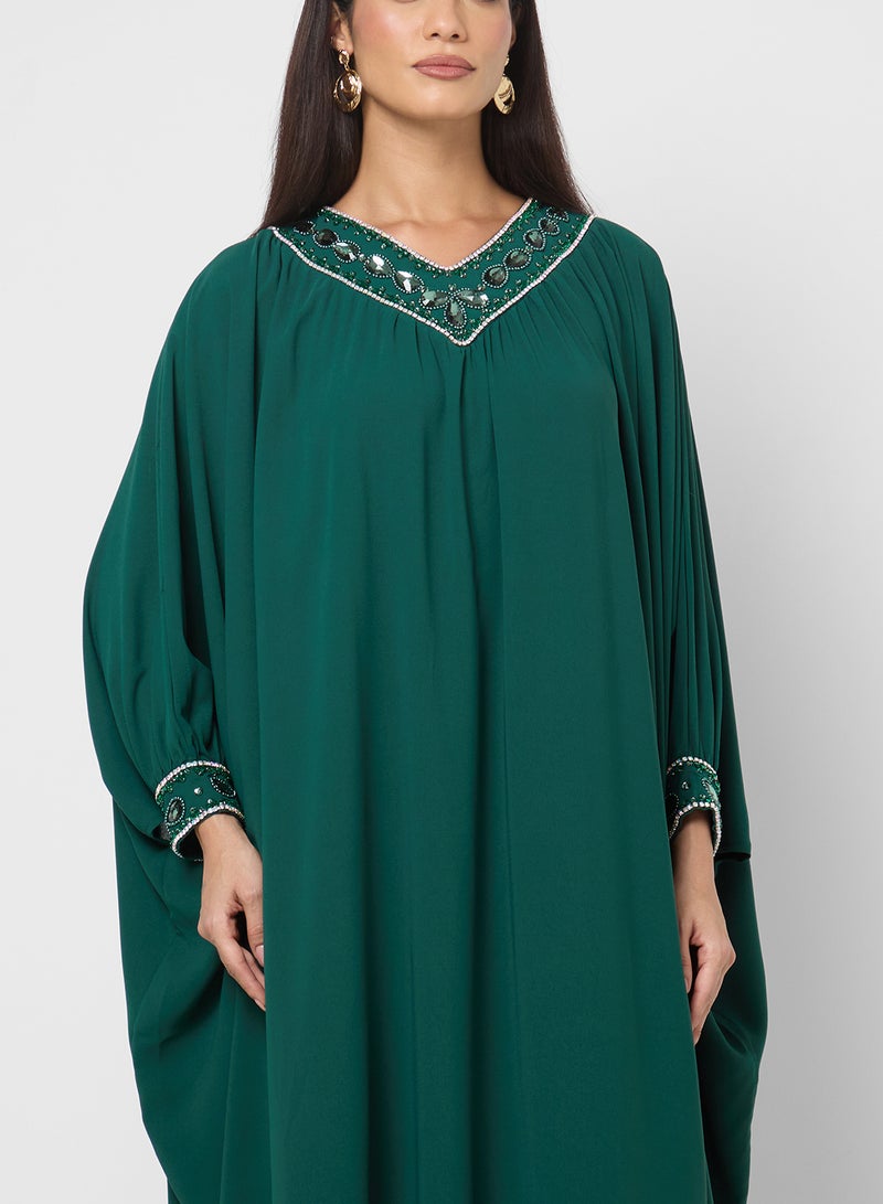 Khizana Embroidered Kaftan - Image 3
