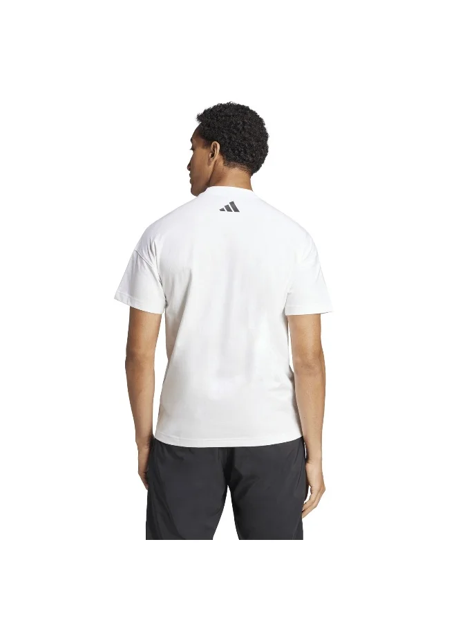 adidas Adidas U Ksa Tee White Training T-Shirts For Unisex Xs