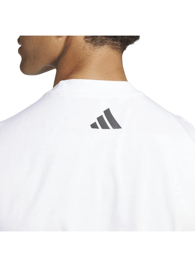 adidas Adidas U Ksa Tee White Training T-Shirts For Unisex Xs