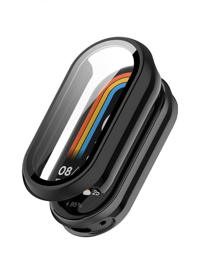 حَبْل تِك غطاء حماية شامل Xiaomi Band 10 من البلاستيك الصلب مع واقي شاشة زجاج مقوى للاستخدام اليومي والهدايا والاستخدامات الخارجية - Image 1