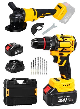 Yellow-Drill-Angle Grinder