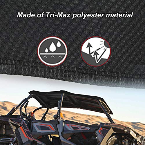 MFC Soft Canvas Roof Top Compatible with for 2014-2023 Polaris RZR 4 900 / XP 4 1000 / XP 4 Turbo 4 Seater Sunshade Soft Top Roof - Image 2