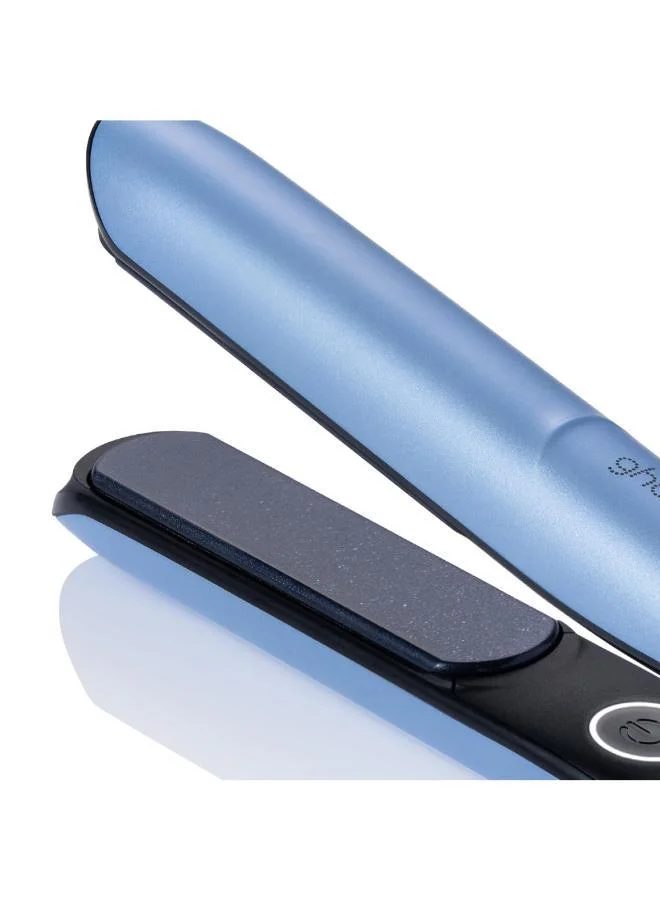 Ghd Brand مكواة فرد الشعر جي إتش دي كرونوس  بوصة | إصدار العطلات المحدود أزرق جليدي | نتائج فائقة الوضوح أسرع  مرات تدوم  ساعة | لمعان أكثر %، تجعد أقل مرتين ولا ضرر للحرارة