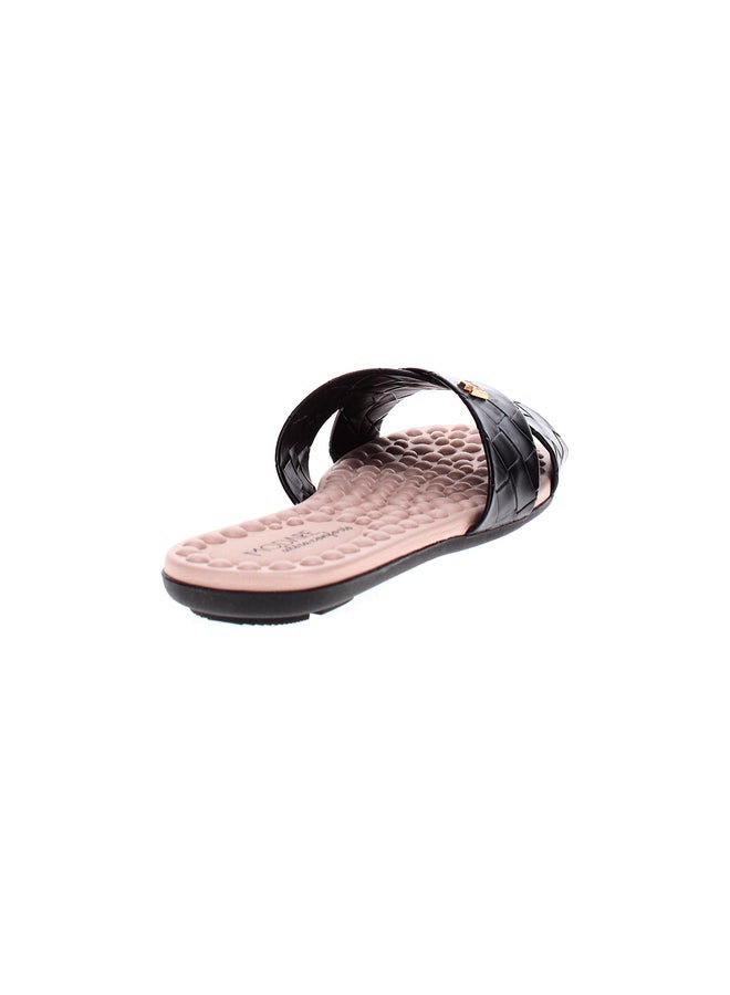Beira Rio Solid Slip-On Comfort Sandals - Image 2