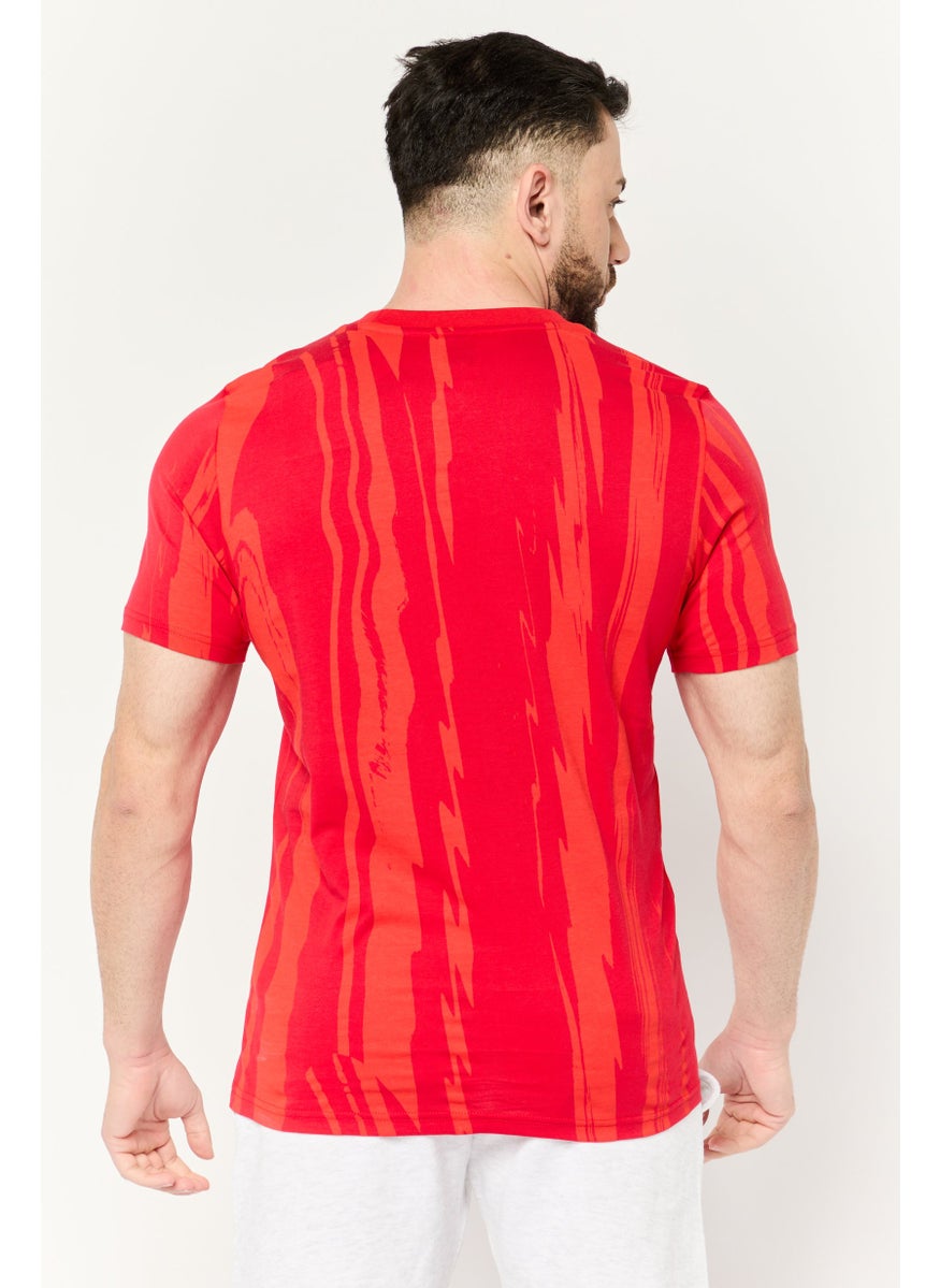 Puma x Scuderia Ferrari - Men Sportswear Fit Short Sleeve Training T-Shirt, Red - Image 1