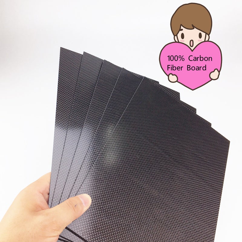 3K Carbon Fiber Plate Panel Plain Twill Weave Matt Glossy Surface Full Carbon Fiber Plate Panel Sheet - Image 2