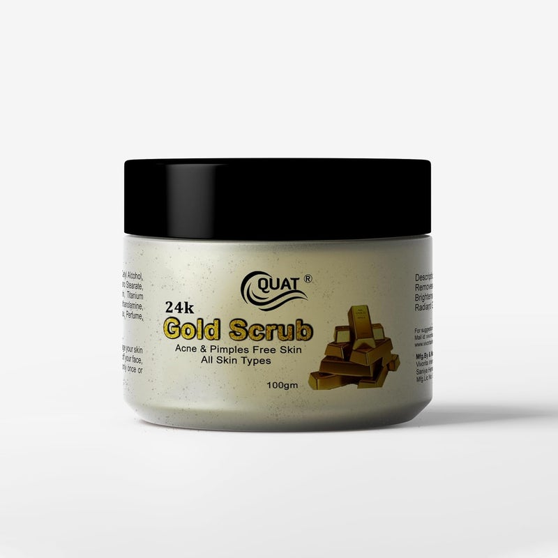Quat Gold Face Scrub 100gm - Image 1