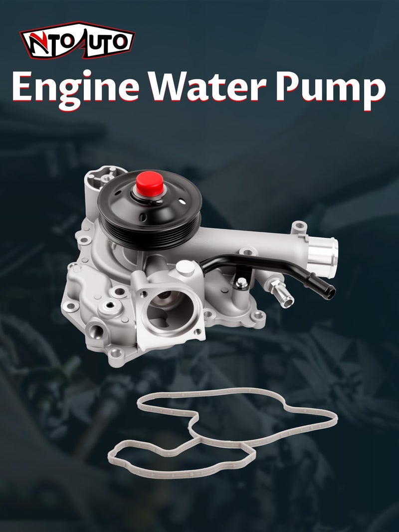 Ntoauto AW6341 Water Pump Kit with Gasket Fit for 2009-2020 RAM 1500, 2009-2018 RAM 2500, 2009-2018 RAM 3500, 2009 Durango/Aspen with 5.7L V8 HEMI Replaces 68346912AA, 53022192AE - Image 2