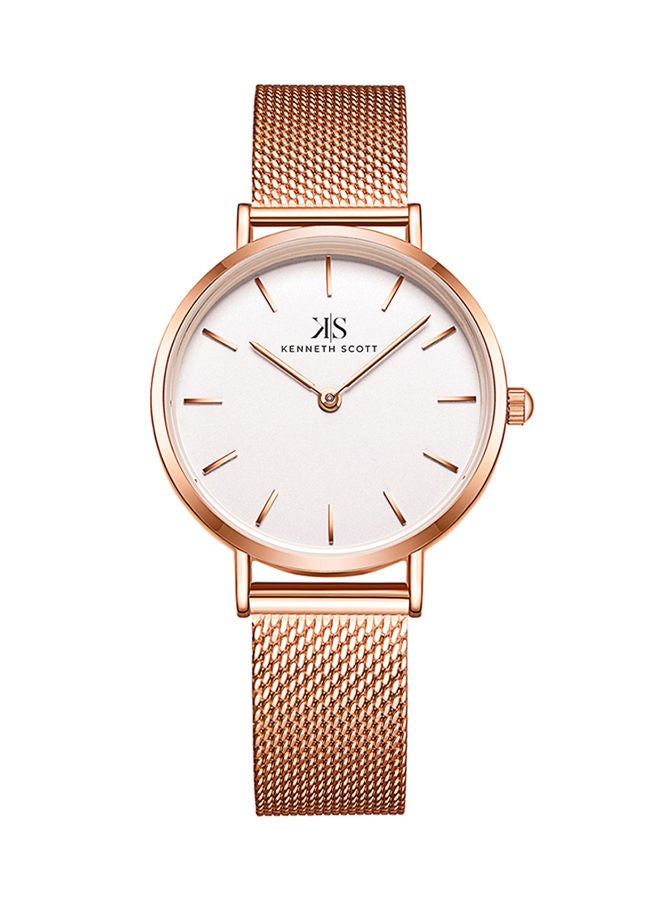 KENNETH SCOTT Stainless Steel Analog Wrist Watch K22519-RMKW - Image 1