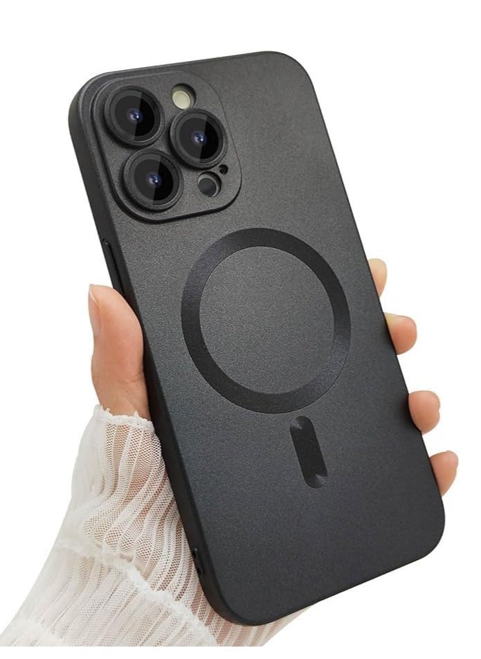 تايجر iPhone 15 Pro Max Case Cover Compatible with MagSafe Camera Lens Protection Scratch-Resistant Magnetic Phone Cover for iPhone 15 Pro Max 6.7-Inch - Image 1