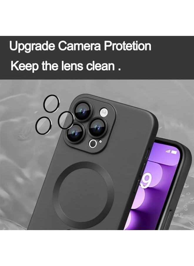 تايجر iPhone 15 Pro Max Case Cover Compatible with MagSafe Camera Lens Protection Scratch-Resistant Magnetic Phone Cover for iPhone 15 Pro Max 6.7-Inch - Image 3