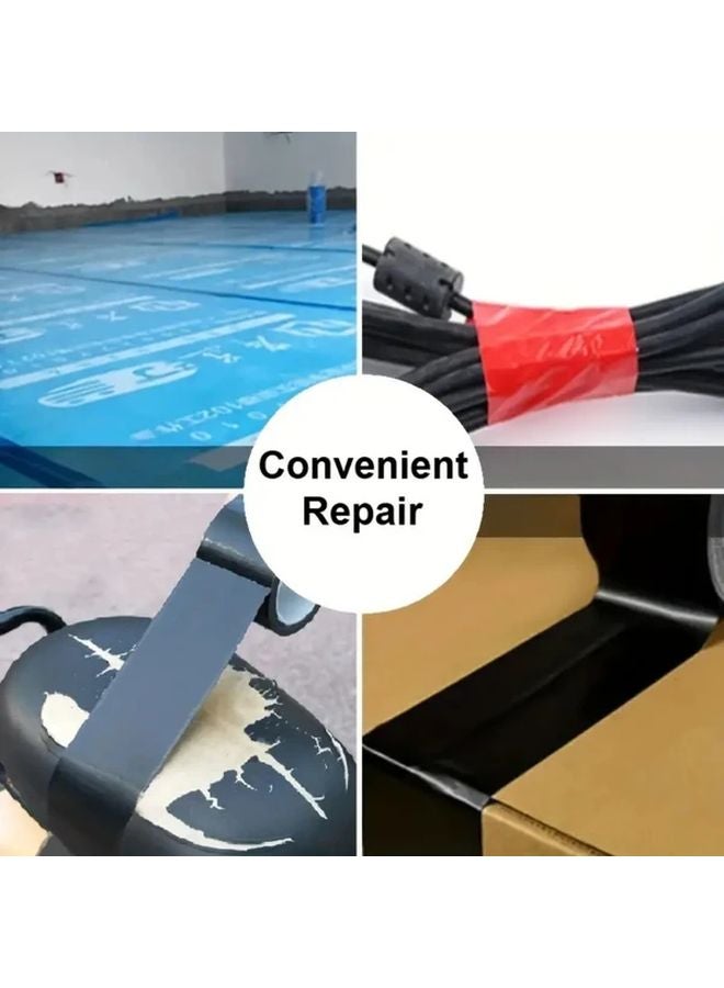 شريط إصلاح ذاتي اللصق مقاوم للماء باللون الرمادي بطول 189 بوصة للسيارات والدراجات النارية وجلود الأثاث - Image 5