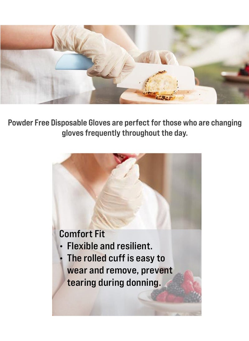 Generic Powder Free Latex Disposable Gloves 100 Pcs  - Image 3