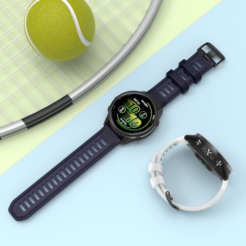 ISABAKE Watch Band for Garmin Forerunner 570 47mm/Vivoactive 4/Venu 3, 22mm Quick Release Replacement Strap for Forerunner 265/255/Venu 2 - Image 4