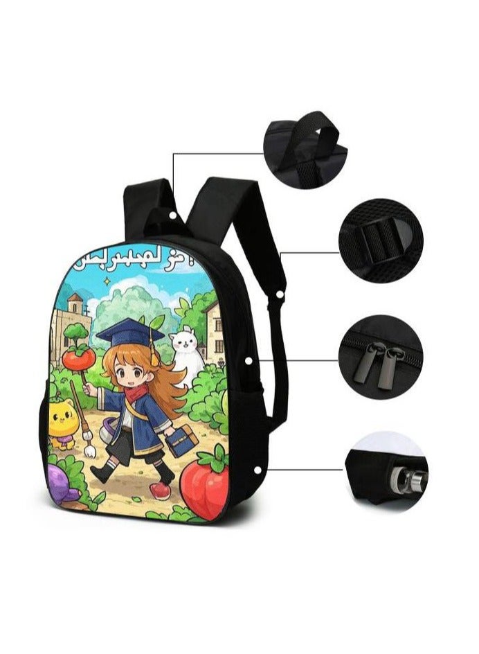 Cartoon style universal three-piece schoolbag - 953
