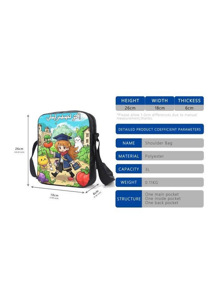 Cartoon style universal three-piece schoolbag - 953
