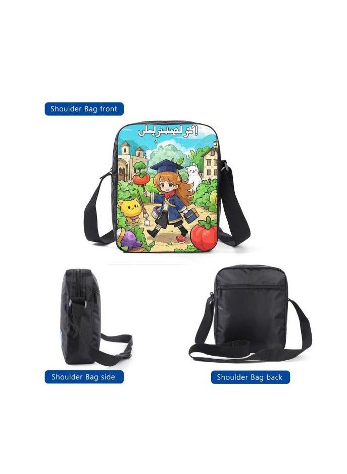 Cartoon style universal three-piece schoolbag - 953