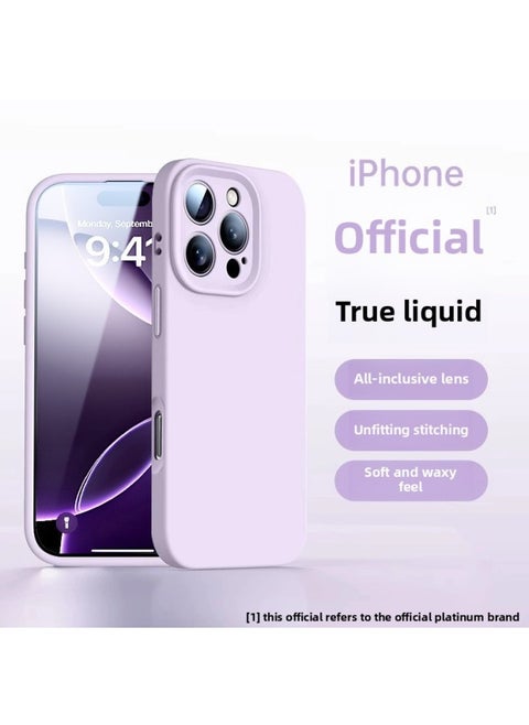 Premium Phone Case For Apple Liquid Silicone All-inclusive Lens Simple Protective Case Multiple Models Available