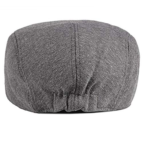 Qunson 2 Pack Men's Cotton Flat Cap Ivy Gatsby Newsboy Hat (I) - Image 4