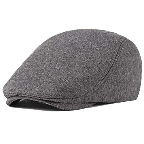 Qunson 2 Pack Men's Cotton Flat Cap Ivy Gatsby Newsboy Hat (I) - Image 2