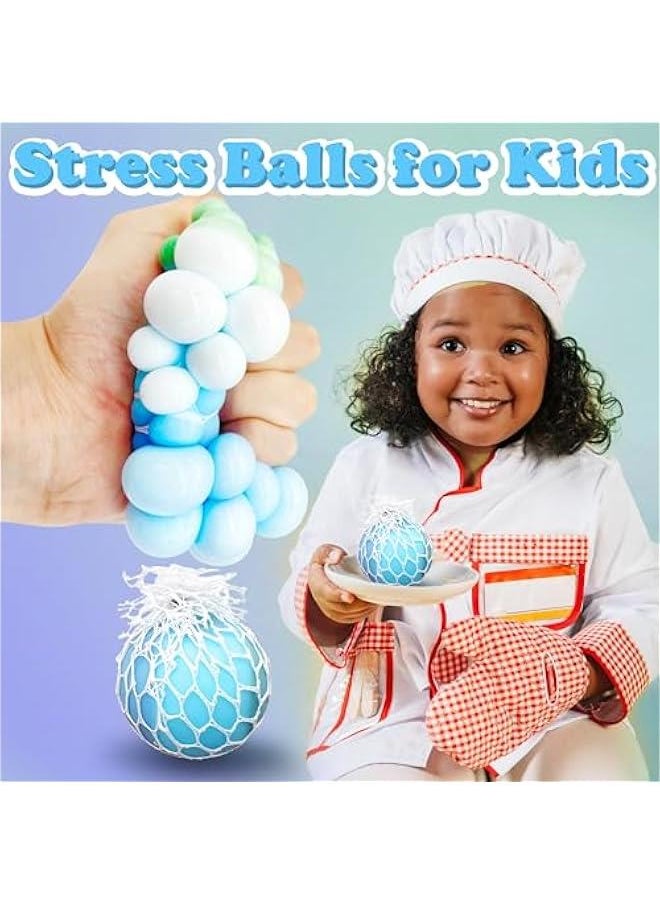 Generic - Grape Mesh Squishy Toys Stress Balls for Adults (1PCS) Squishy Fidget Toys Squishy Dough Ball, Sensory Squish Balls, Stress Relief Toy Sensory Toys for Autistic Children Basket Stuffers. - Image 1