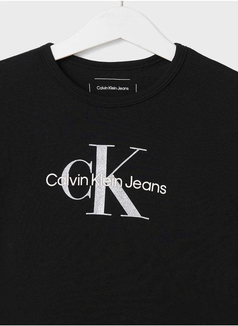 كالفن كلاين جينز Kids Graphic Logo T-Shirt