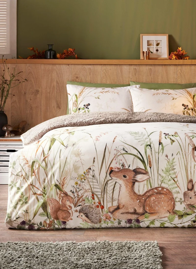 Matalan Green Fawn Duvet Set