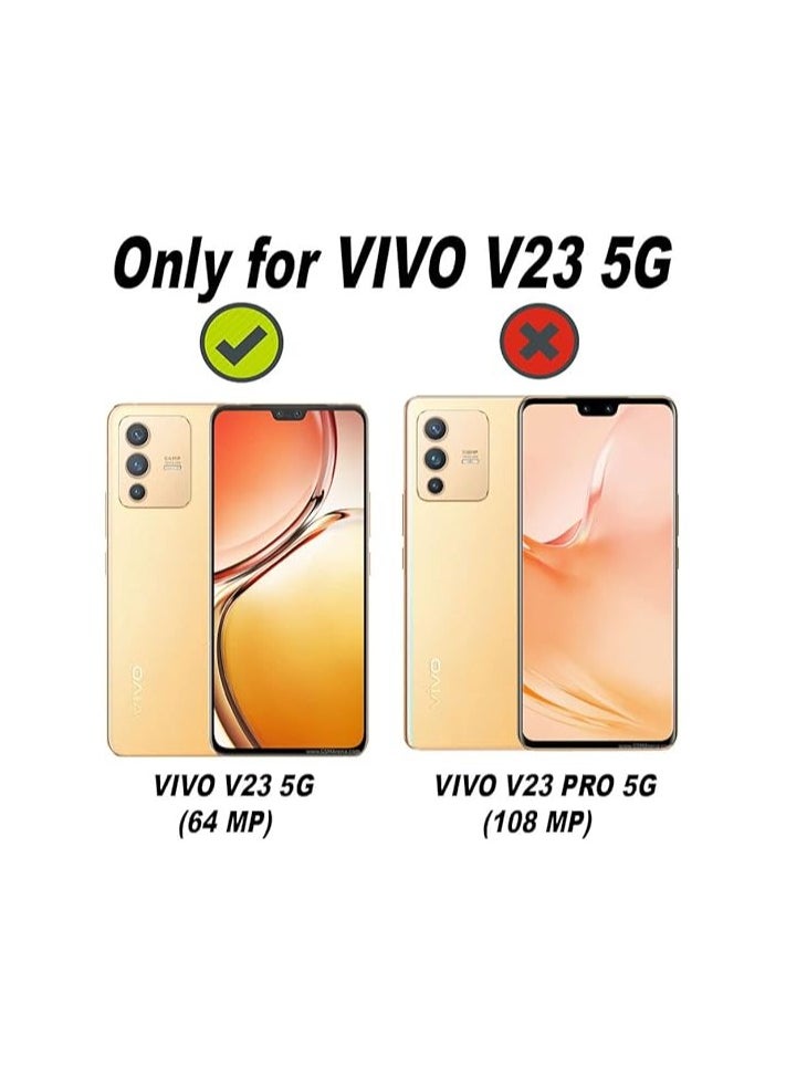 Generic - Shockproof Dotted Hybrid Soft Case For Vivo V23 5G Protective Shockproof Tough Armor Hard Phone Cover Blue - Image 1