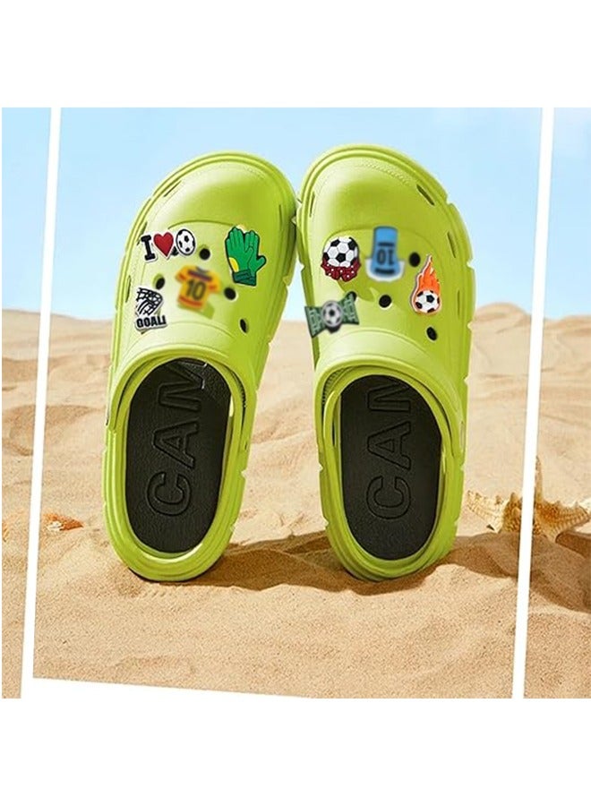 31PCS  Crocs Charms, Shoe Decoration, Shoe Charms, Football Series, World Cup Theme Hole Decorations - Image 5