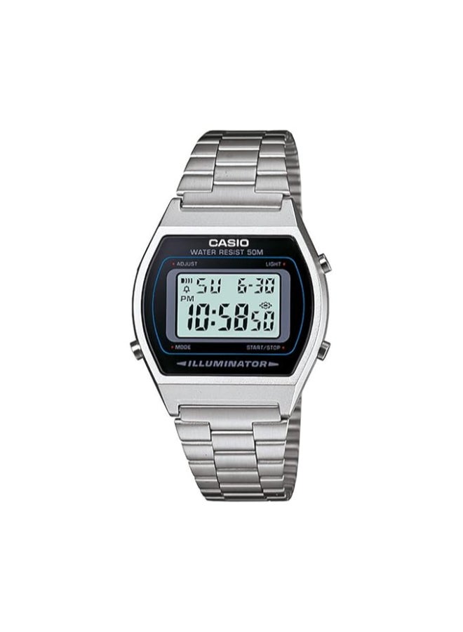 CASIO Unisex Stainless Steel Digital Watch B640WD-1A - 35 mm - Image 2