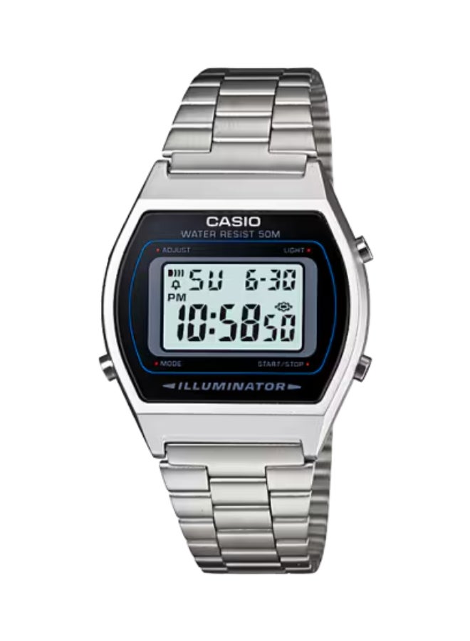 CASIO Unisex Stainless Steel Digital Watch B640WD-1A - 35 mm - Image 1