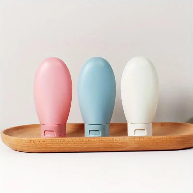 Emergity Refillable Travel Bottler, Silicon Travel Bottle for Toiletries, Essential Small bottles for Travel, Women Toiletry bottle for Shampoo, Conditioner, Moisturizer, Creams Storage (Multicolor) - Image 2