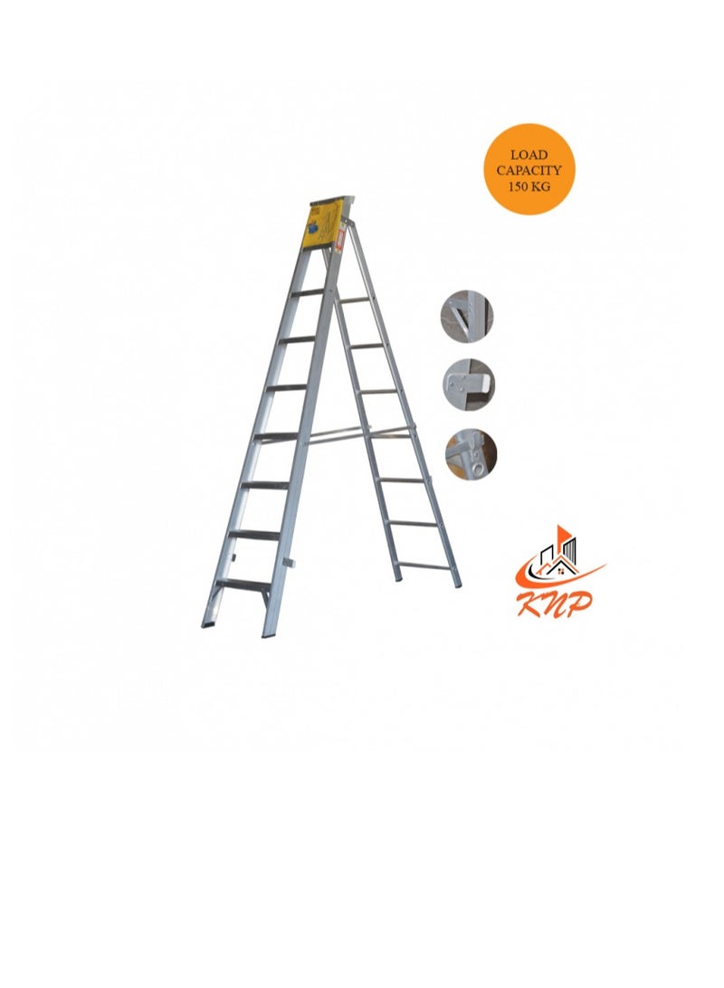 KNP Heavy Duty Dual Purpose Aluminum Ladder 5 STEPS  - Image 1