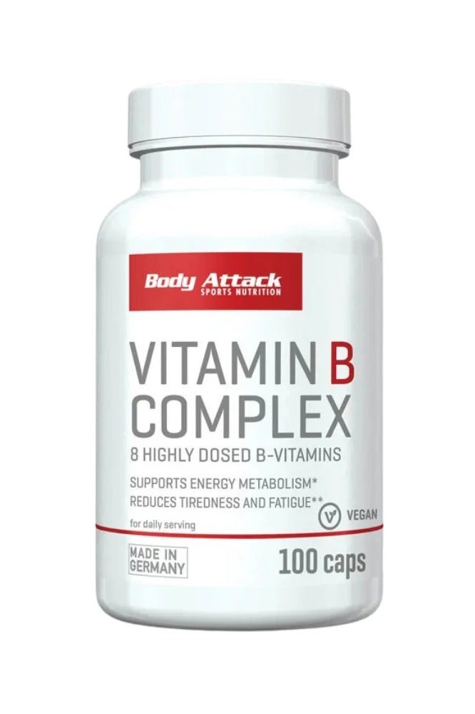 Body Attack فيتامين ب-كومبليكس 100 كبسولة