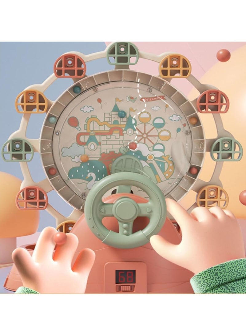 UKR Ferris Wheel Carousel Catching Ball Machine – Handheld Learning Toy Game for Kids | Interactive Educational Toy for Fine Motor Skills, Coordination & Play | Fun Activity Game for Toddlers & Preschoolers - Image 5