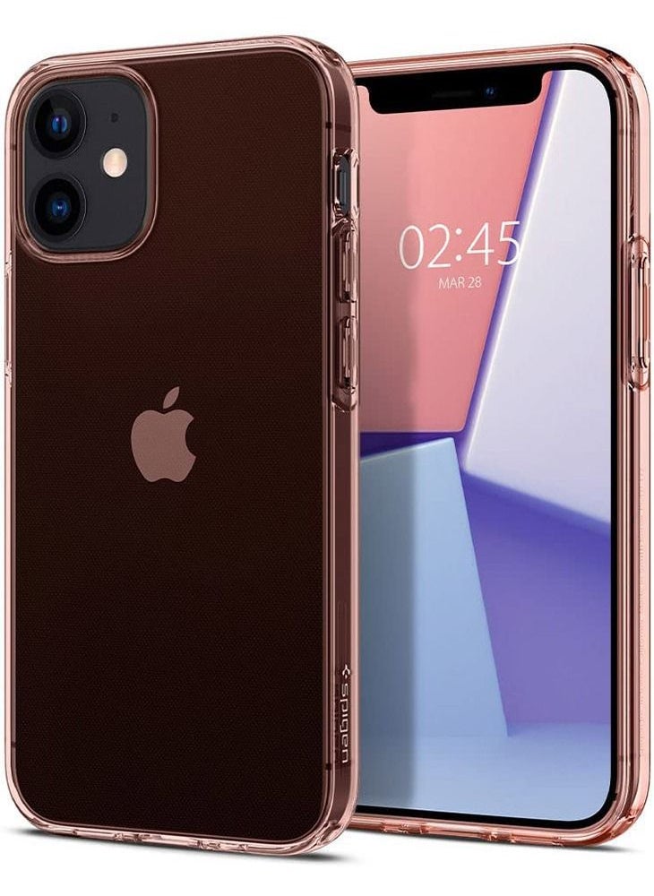 Spigen Crystal Flex for iPhone 12 Pro and iPhone 12 Case Cover - Rose Crystal  - Image 1