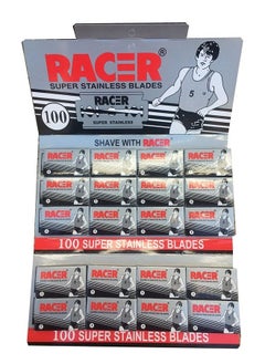 Lord Racer Super Stainless Double Edge Safety Razor Blades, 100 blades (20x5)  - Image 1