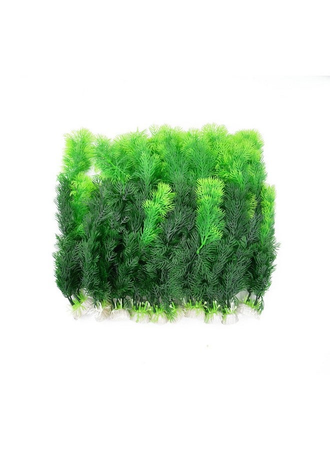 CNZ Aquarium Decor Fish Tank Decoration Ornament Artificial Plastic Plant Green 10Pcs Grass 12Inch - Image 1