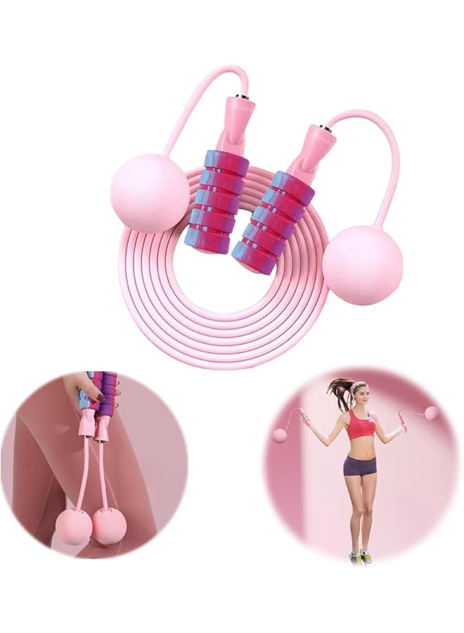 promass Jump Rope for Fitness, 2-in-1 Adjustable Ropeless Jump Rope for Fitness - Tangle-Free Skipping Rope for Women, Men, and Kids - Weighted Cordless Jumping Rope for Cardio, Cross Fit, and Workouts