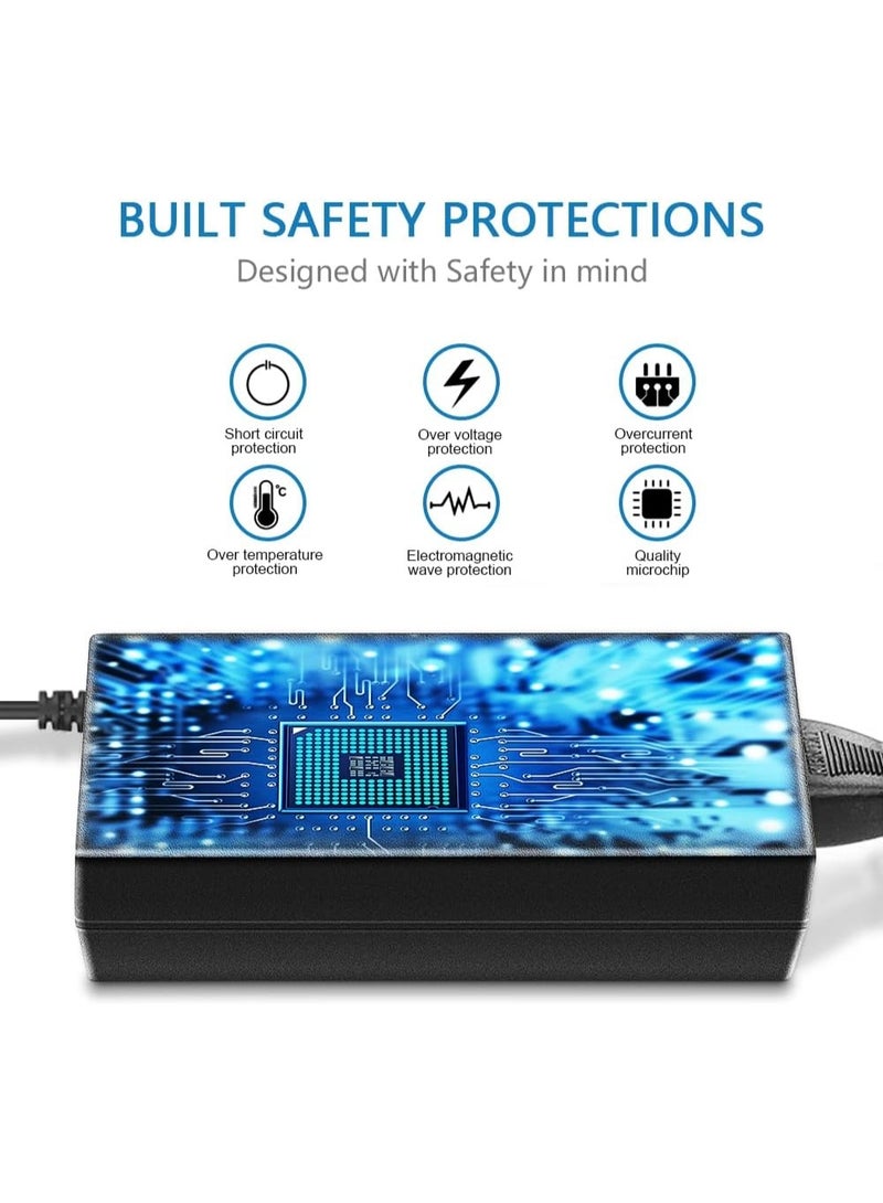 Salab 24V 3A 72W AC to DC Adapter Power Supply Converter AC 100V ~ 240V to DC 24V 3amp with 5.5x2.1mm DC Output Jack for 5050 3528 LED Strip Module Light, CCTV Camera System - Image 3