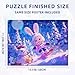 Nattork Jigsaw Puzzles 100 Pieces for Kids Youth Skiing Bunny Pieces Fit Together Perfectly - Image 4