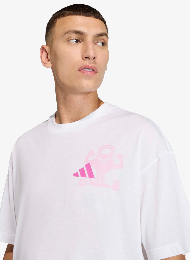 Adidas Climacool Fun Training Graphic T-Shirt - Image 3
