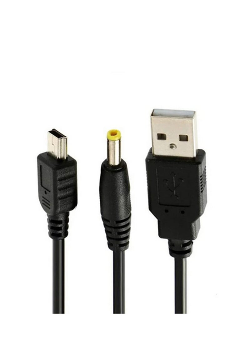 1PCS 2 in 1 USB Charger Cable for PSP 1000 2000 3000 Charging and Data Transfer Power Cord Compatible with Sony PSP 2000 12m Cable  - Image 3